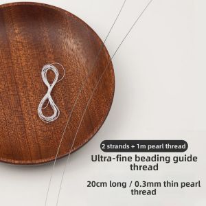 TINGGU | Micro Bead Threading Tool Steel Wire Needle for Jewelry Making