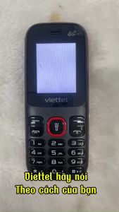 Điện thoại 4G Viettel  màn hình màu2 sim 2 sóngPin bền sóng khoẻ kèm bộ sạc