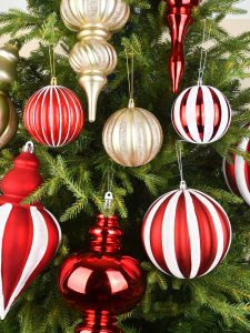 ตกแต่งคริสต์มาส ลูกแพร์สีทอง Champagne ลูกปัดสีแดงขาว ลูกปัดสีน้ำหยด ตกแต่งหน้าร้าน ตกแต่งห้องนิทรรศการ ตกแต่งห้องนิทรรศการ