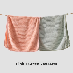 Absorbent Non-Linting Coral Fleece Face Towel