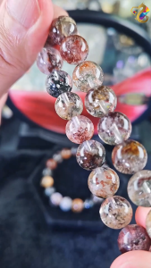 Collection Ceiling Grade Rare Garden Five Elements Phantom Quartz Bracelet