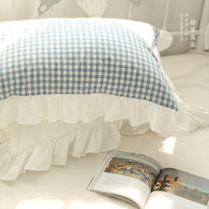 Pure Cotton Pillowcase Single Piece Fresh Simple Girls Heart Dormitory Exclusive Finished Product Student Single Bed Use