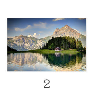 Modern Simple Beautiful Landscape Photography High Definition Hotel Living Room Restaurant Micro Spray Painting Core Sticker