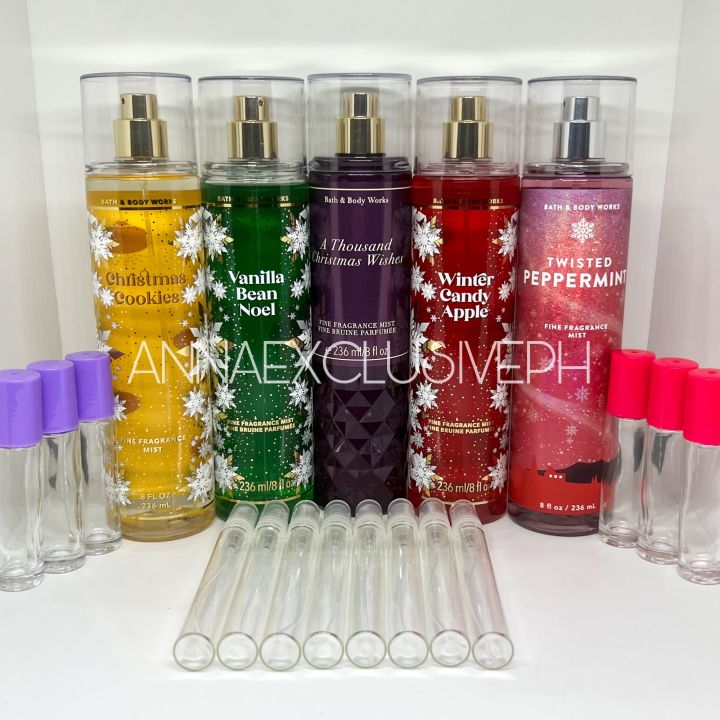 🇺🇸5mL or 10mL Decant TRIAL SIZE! Bath & Body Works Christmas Cookies