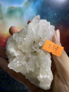 Đá thạch Anh TEMURIAN CHÂN DÀI trắng tán sắc pha lê tự nhiên trong suốt vàng Citrine thanh tẩy thiền định tarot cực mạnh Clear Quartz Natural 234