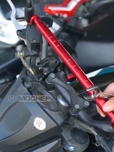 บาร์มอเตอร์ไซค์บาร์เสริม บาร์ยึดหูกระจก และ บาร์เสริมมอเตอร์ไซค์ สำหรับการติดก้านกระจก และ ติดบาร์ สำหรับผู้หญิงให้บาง