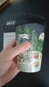 Creative Water Transfer Printed Water Cup Portable Coffee Cup