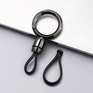 Car Key Chain Keyring Key Holder Strap with Metal Ring Minimalist Keychain Accessories for Car Keys Anti-Loss Key Organizer