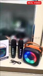 Speaker Bluetooth Karaoke GRATIS 2PC MIC WIRELESS FLECO F-92B [Bluetooth/Karaoke/USB/TF/FM/AUX-IN/TWS] | speaker aktif | speker aktif | speaker bluetooth | speaker karaoke | speaker full bass | speaker extra bass