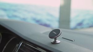 50871 แท่นวางโทรศัพท์มือถือแม่เหล็ก, หมุนได้ 360 องศา, สำหรับรถยนต์, ยึดติดแน่น, ขนาดเล็ก Magnetic Car Phone Holder