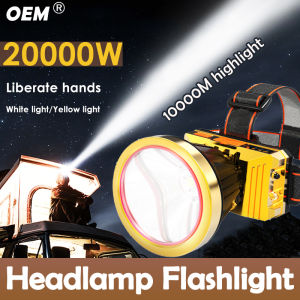 [Original] USB Charging Waterproof LED Headlamp High Power Rechargeable LED Head Lamp Source Running Head-Mounted Light Outdoor Miners Lamp Night Fishing lamp Head Light Lampu Kepala Lampu Dahi