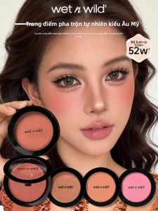 wetnwild | Phấn Má Hồng Xanh Đào Phong Cách Âu Mỹ Với Lớp Nhũ Nhỏ Rất Bền Màu