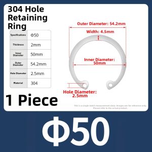 BAIRUITE | C Type Inner Retaining Ring Stainless Steel