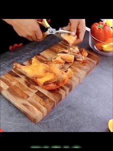 ProSteel CutMaster: Ultimate All-Steel Kitchen Shears for Home and Industrial Use - Stainless Poultry Bone Meat Scissors with Unrivaled Durability and Precision Performance."