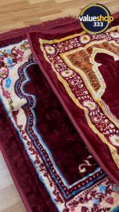 Valueshop Sajadah Premium Berumbai Motif Kubah Masjid dan Bulat