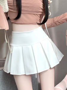 Váy Ngắn Chữ a Cạp Cao Mùa Hè 2025 Phong Cách Mới Cho Nữ Váy Midi Chữ a Chống Hở Hang Quần Áo Công Sở Phong Cách Hàn Quốc