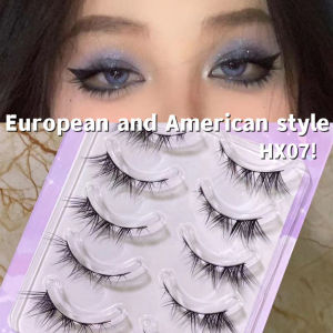 5 Pairs Thick European Style False Eyelashes Thai Style Fox Eyes False lashes Thick Full Eyelashes