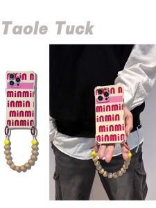 Minimalist Colorful Letter Protection Case for Apple 16Pro Full Cover Huawei Mate60Pro Anti-Fall Creative 14 New Model 15Promax Shoulder Strap Crossbody