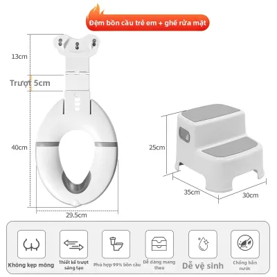 Ghế Toilet Đào Tạo Gập Đỡ Di Động