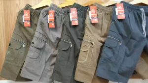 [LỤA VIỀN] Quần Short Nam Kaki Lụa Viền Túi Hộp Lưng Thun Co Giãn From Rộng Thoải Mái Có Túi Khóa Kéo