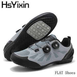 Mens Womens Mountain Flat Bicycle Sneakers Road Cycling Shoes Flat Rubber Bottom Cyclocross Cycling Shoes MTB Cycling Shoes