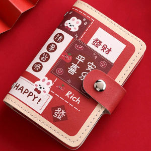 Large Capacity Multi-Card Slot Wish Card Holder for Men And Women Cartoon Design Anti-Magnetic ID Holder Fashionable And Practical