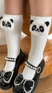 LL Cute Cinnamoroll Hello Kitty Knee High Breathable Socks For Kids Girl Pink Melody Long Sock School Girls Stockings Stokin Lembut小孩袜子