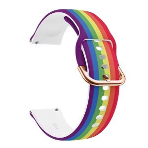 22mm Replacement Strap For Xiaomi Watch S1 Pro Active/Mi Watch S2 Color Printed Wristband Women Silicone Sports Band Bracelet
