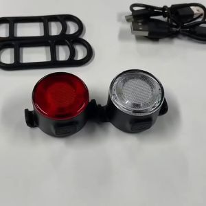 Bicycle Light Set USB Rechargeable Waterproof Bike Lights for MTB Tail Light Cycling Headlight Bicycle Lights LED Bike Lamp USB Rechargeable Bicycle Front and Rear Light Front Lamp Taillight Cycling Lantern Bike Flashlight