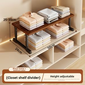 Adjustable Shelf For Closet Kitchen Cabinets Storage
