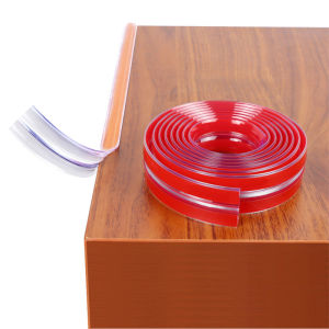 1/2/3M Table Edge Guard Protector Baby Safety Protection Transparent PVC Strip With Double-Sided Tape Furniture Corner Guard