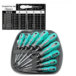 9pcs Screwdriver Set High Quality Home Appliance Repair Screwdriver Cross Set for various scenarios