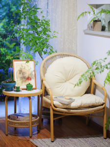 MEIQI | Compact Outdoor Rattan Lounge Chair
