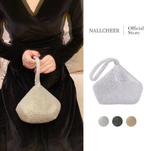 NALLCHEER กระเป๋าสะพายผู้หญิง กระเป๋าสะพายข้างผู้หญิง กระเป๋าคลัทช์เย็นระดับไฮเอนด์เงางามและน่าสนใจเล็กๆน้อยๆ กระเป๋าคลัทช์อย่างเป็นทางการ กระเป๋าสะพายผญ แฟชั่น