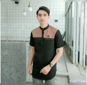 Koko Kurta Pakistan Lengan Pendek Matt Katun Toyobo Adem Tebal Halus Terlaris 2024