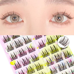 12Rows Single Cluster False Lashes Individual Eyelash Segmented Natural Fake Lashes For Eyelash Extension Cilios