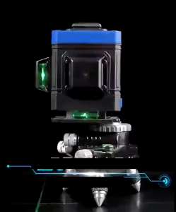 12/16 Line Laser Level 360° Rotary Cross 4D Laser Level For Construction Tripod Included Auto Measurement Tool lazer leveling tools range finder