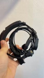 Throat Mic Earpiece Headset for Motorola XiR P6600i P6608 E8600 E8608