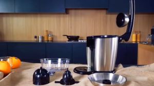 Máy vắt cam cao cấp nhãn hiệu Canmax CJ-186 dung tích 1000ml công suất 120W - Hàng chính hãng bảo hành 12 tháng