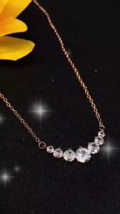 TINO TINO Kalung Wanita Liontin DZ229 Full Permata Zirkonia Premium Wedding Necklace Pasangan