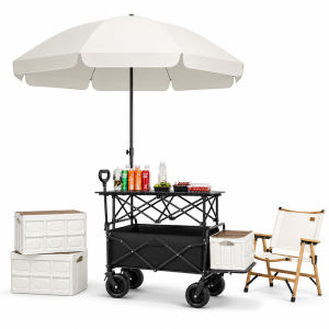 HUANGJUDE | Multi-purpose Folding Trolley for Outdoor Stalls