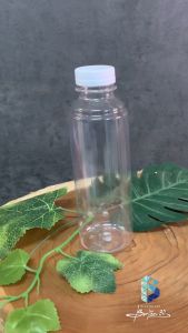 50 Pcs Botol Almond 250 ML - Botol Plastik Almond Botol kopi  susu  teh  milk jelly  boba  smoothie  cold brew coffee  kombucha  bubble tea  es kopi latte  minuman sisir buah  milkshake