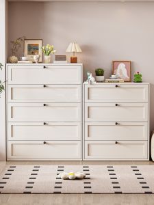 DIBIOU | Steel Storage Drawer Cabinet
