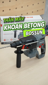 THÂN MÁY Khoan Bê Tông Pin BOSSUN M21B-RH2603BL Đầu Kẹp SDS Plus Động Cơ Không Than 3 Chức Năng