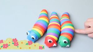 Payoe Mainan Sensory Anak Mainan Caterpillar Slug Toys Mainan Penghilang Stress