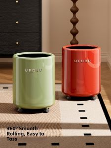 youqin | Elegant Large Capacity Mobile Waste Bin