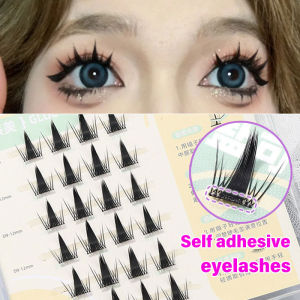 Dorisna nghịch ngợm ELF Lông mi giả tự dính lông mi cụm lông mi không cần keo mềm thần tượng Lash tái sử dụng coser lông mi