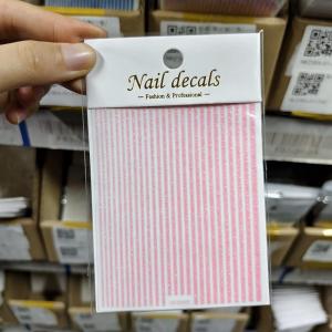 1/2Pcs Silver Glitter Lines Nail Stickers Reflective Metal Straight Stripe French Nails Decals Adhesive Simple Manicure Sliders