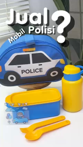 Unique Tas Bekal Polisi Set Of 4 Pcs