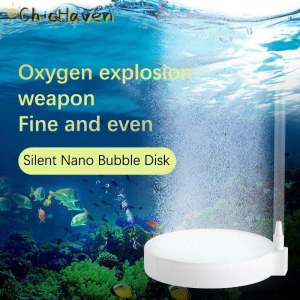 ChicHaven เครื่องเติมออกซิเจนให้อากาศแบบนาโนเงียบสำหรับตู้ปลาบ่อปลาเครื่องเติมออกซิเจนให้อากาศด้วยฟองอากาศสำหรับบ่อน้ำปั๊มไฮโดรโปนิกส์